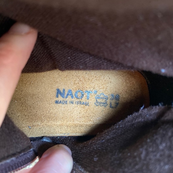 Naot Paradise Black Suede & Leather Mid-Calf Boot Sz 38 - Picture 7 of 11